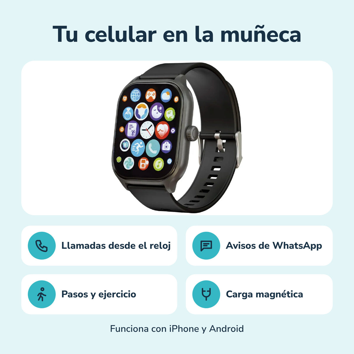 Tu celular en la muñeca: llamadas, avisos de WhatsApp, pasos y música en el reloj inteligente